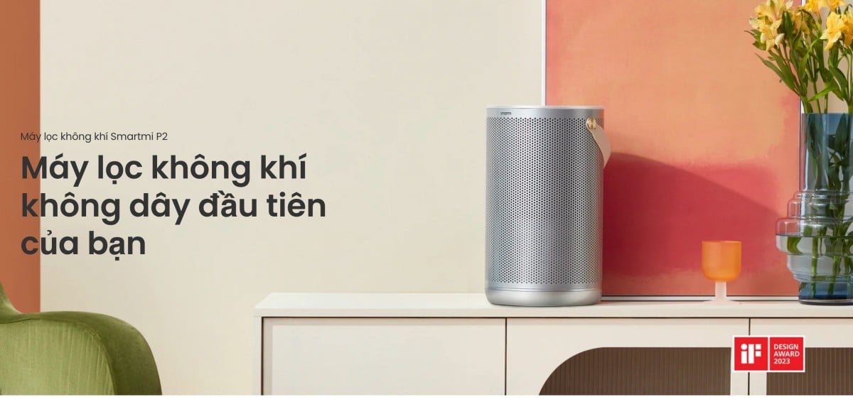 Máy lọc không khí Smartmi P2 máy lọc không khí diện tích 30m² – ảnh 2