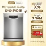  SMS4EVI04E | Máy rửa chén độc lập Bosch Series 4, sấy Hé cửa 