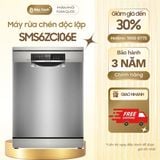  SMS6ZCI06E | Máy rửa chén độc lập Bosch Series 6, sấy Zeolith 