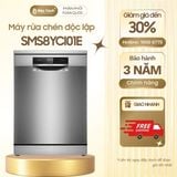  SMS8YCI01E | Máy rửa chén Bosch độc lập series 8, đỉnh cao, sấy Zeolith 