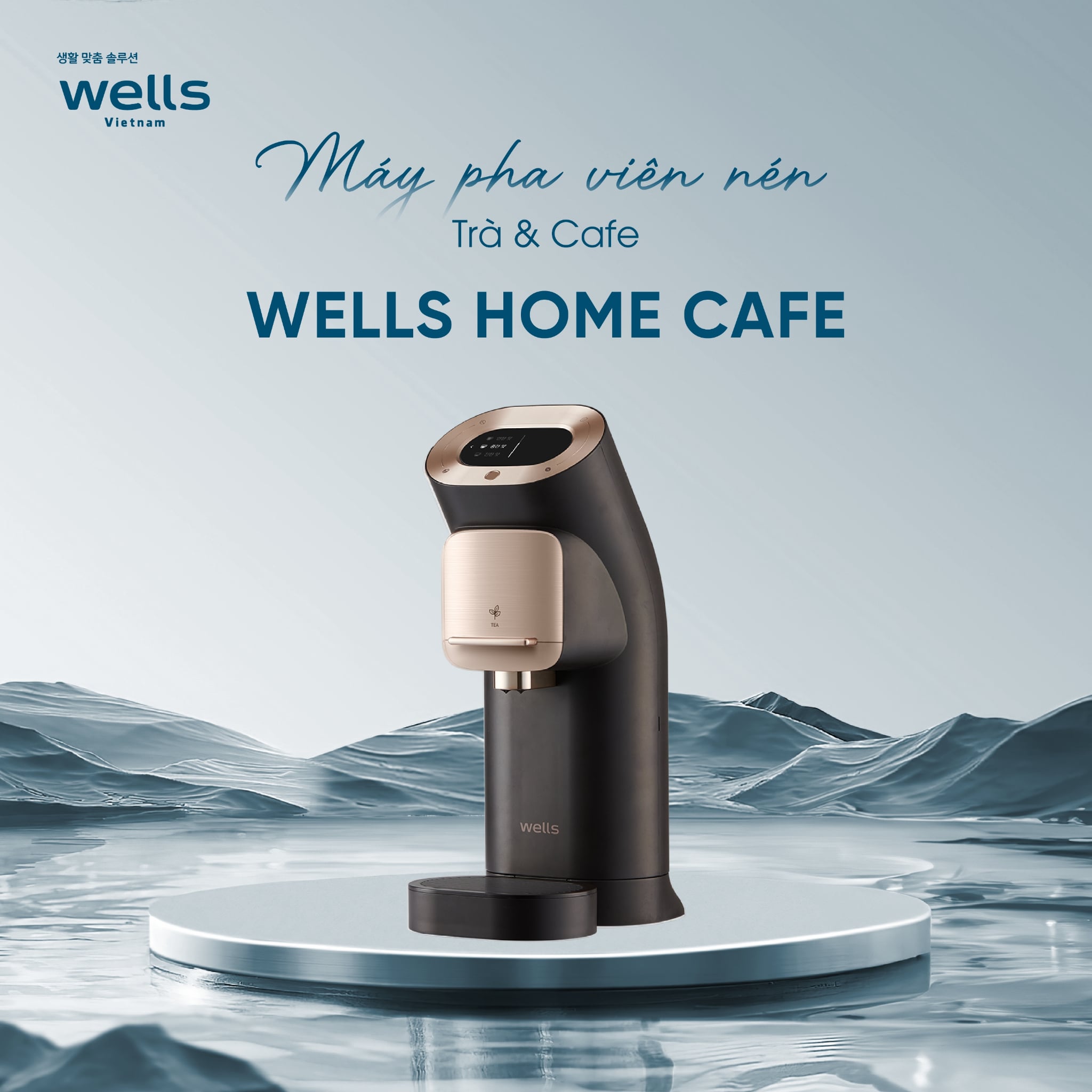 Máy pha viên nén trà và cafe – Wells Home Cafe – ảnh 2