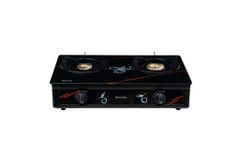 Bếp gas dương Rinnai RV-3615GL(FM) 599mm 2 lò nấu, mặt kính cường lực