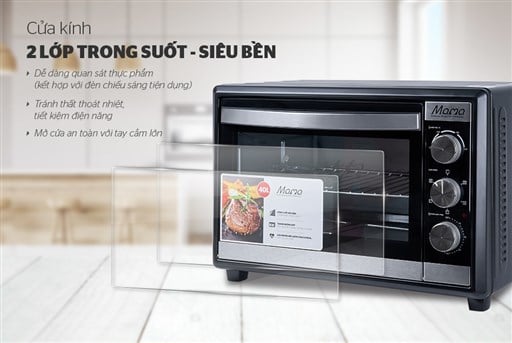 Lò nướng 40L Sunhouse Mama SHD4240 – ảnh 2