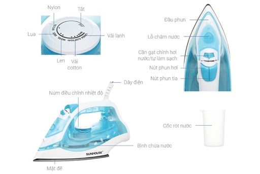 Bàn là hơi Sunhouse SHD2065 – ảnh 7