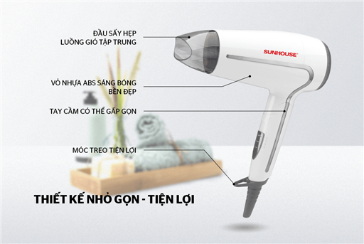 Máy sấy tóc Sunhouse SHD2308W – ảnh 3