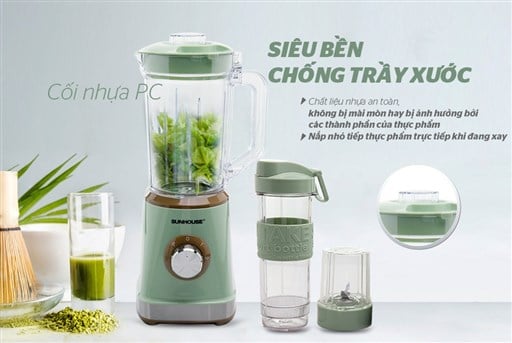 Máy xay sinh tố đa năng Sunhouse SHD5315G – ảnh 3