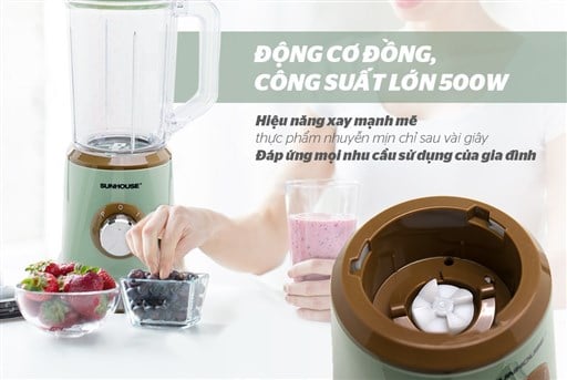 Máy xay sinh tố đa năng Sunhouse SHD5315G – ảnh 6