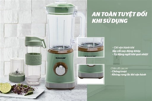 Máy xay sinh tố đa năng Sunhouse SHD5315G – ảnh 8