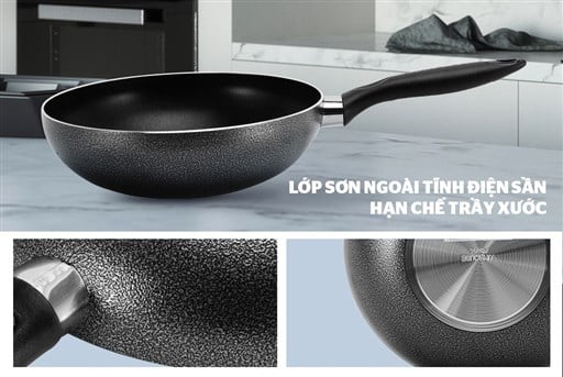 Chảo sâu chống dính Sunhouse SHS24 – ảnh 5