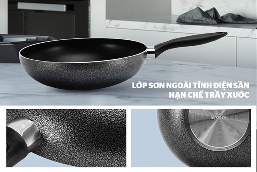 Chảo sâu chống dính Sunhouse SHS28 – ảnh 2
