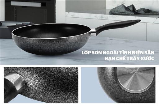 Chảo sâu chống dính Sunhouse SHS30 – ảnh 2