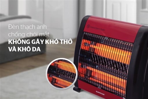 Sưởi điện hồng ngoại Sunhouse SHD7013 – ảnh 3