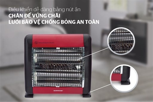 Sưởi điện hồng ngoại Sunhouse SHD7013 – ảnh 2