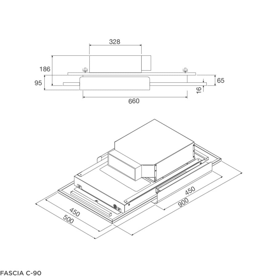 Máy hút mùi đảo 90cm Malloca FASCIA C90 - Máy hút mùi đảo Malloca C90 – dòng FASCIA gắn trần Máy hút mùi đảo 90cm Malloca FASCIA C90 - Máy hút mùi đảo Malloca C90 – dòng FASCIA gắn trần