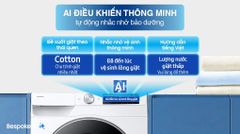 Máy giặt Samsung AI EcoBubble Inverter 10 kg WW10DG6U34LESV ảnh 3