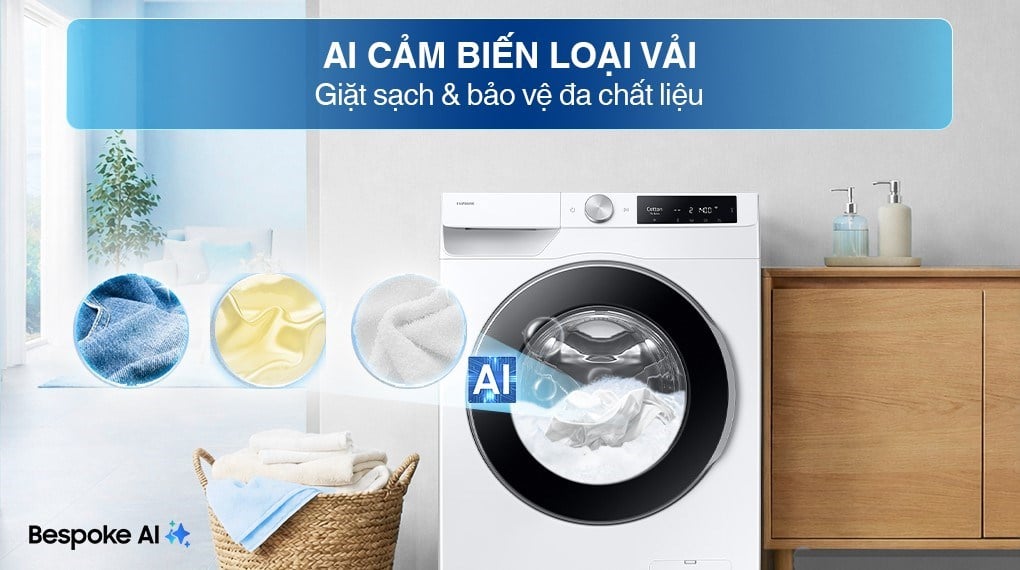 Máy giặt Samsung AI EcoBubble Inverter 10 kg WW10DG6U34LESV – ảnh 5