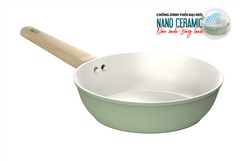 Chảo phủ sứ nano đáy từ Sunhouse healthy SHG24MT1 ảnh 1
