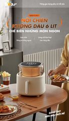 Nồi chiên không dầu Bear QZG-F15G1 ảnh 7