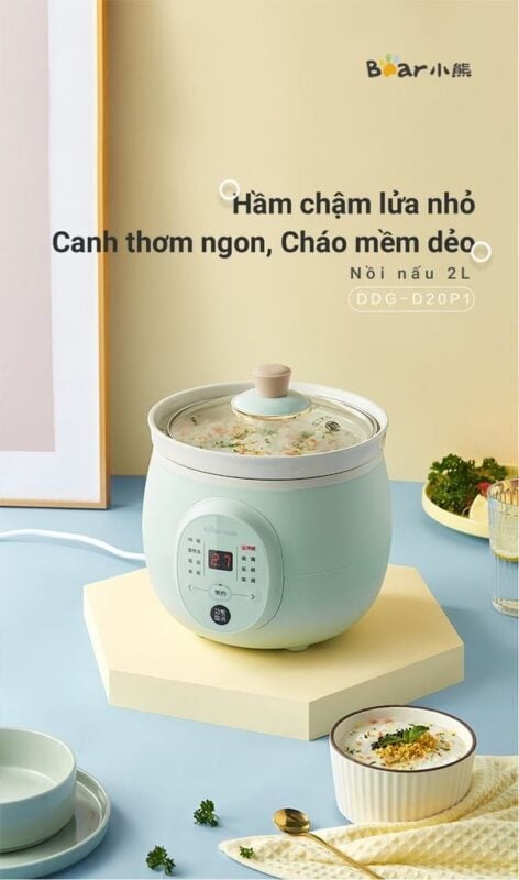 Nồi nấu chậm Bear DDG-D20P1 – ảnh 3