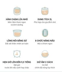 Nồi nấu chậm Bear DDG-D20P1 ảnh 4