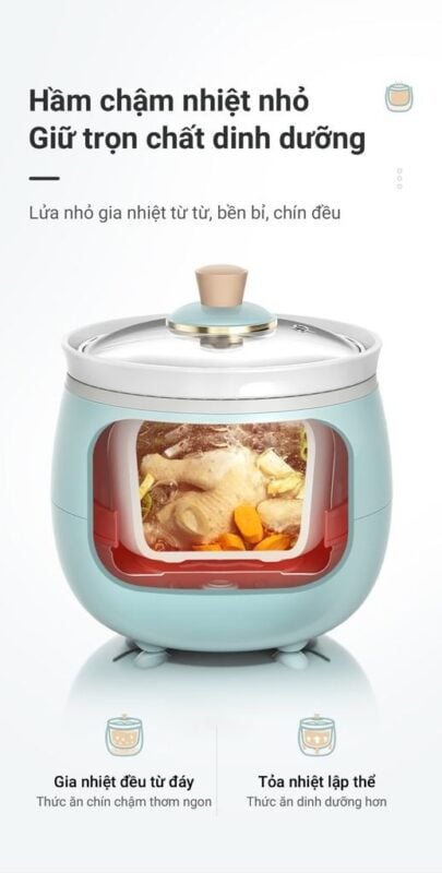 Nồi nấu chậm Bear DDG-D20P1 – ảnh 7