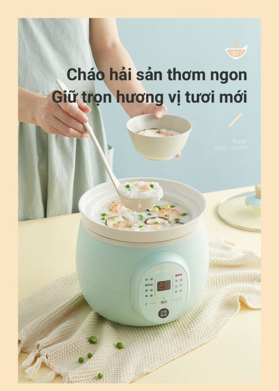 Nồi nấu chậm Bear DDG-D20P1 – ảnh 8