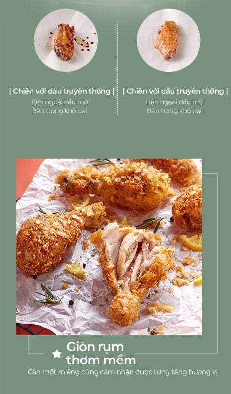Nồi chiên không dầu Bear QZG-B14D1 – ảnh 8