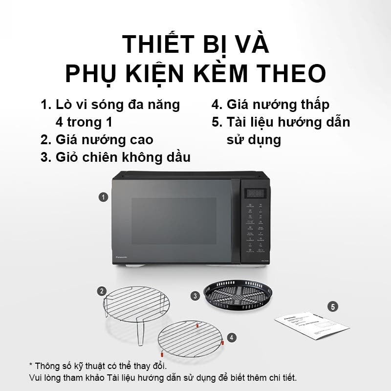 Lò vi sóng 29L Panasonic NN-CT56RBYUE – ảnh 8