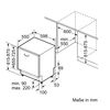  SMV6ZCX16E | Máy rửa chén âm toàn phần Bosch Series 6, sấy Zeolith 