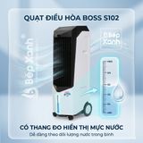 Quạt Điều Hòa Boss S102 Nhập Khẩu Thái Lan - Bảo Hành 12 Tháng, Có Remote 