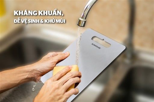 Thớt inox 204 kháng khuẩn Sunhouse KS-CH3125S