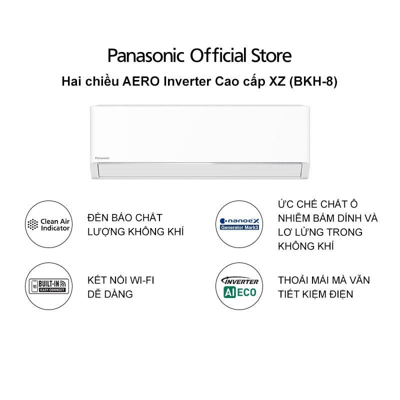 Máy lạnh điều hòa Inverter 2.5HP 2 chiều Panasonic CU/CS-XZ24BKH-8 – ảnh 2