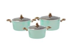 Bộ nồi chống dính vân đá đáy từ Sunhouse SHG7979MB ảnh 1