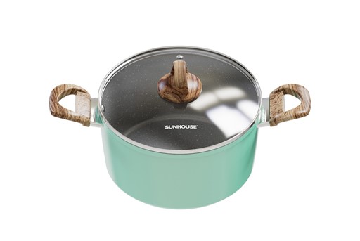 Bộ nồi chống dính vân đá đáy từ Sunhouse SHG7979MB – ảnh 2