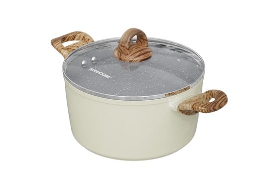 Bộ nồi chống dính vân đá đáy từ Sunhouse SHG7979MA – ảnh 2