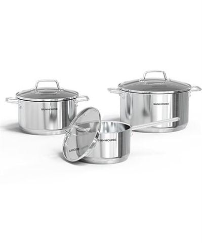 Bộ nồi inox 304 Sunhouse SHG601