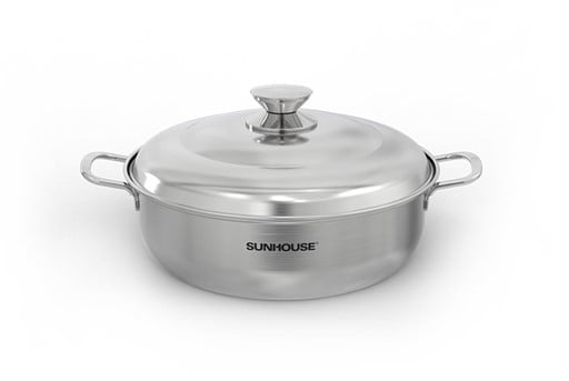 Nồi lẩu inox 1 đáy Sunhouse SHG30L