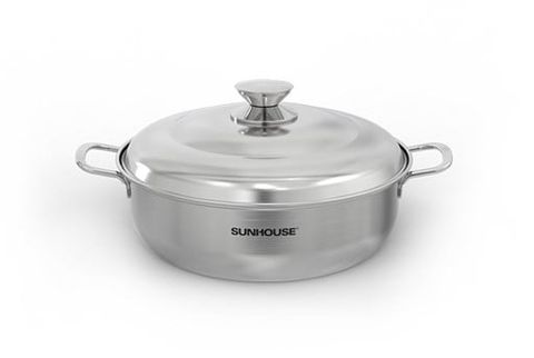 Nồi lẩu inox 1 đáy Sunhouse SHG30L