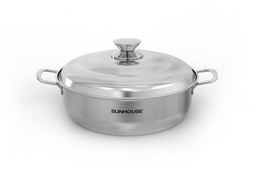 Nồi lẩu inox 1 đáy Sunhouse SHG30L