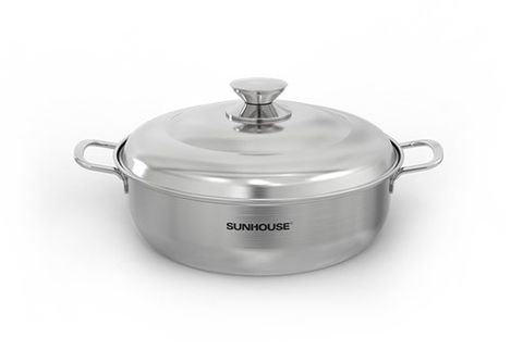 Nồi lẩu inox 1 đáy Sunhouse SHG28L