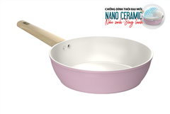Chảo phủ sứ nano đáy từ Sunhouse healthy SHG24MP