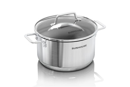 Bộ nồi inox 304 Sunhouse SHG601 – ảnh 2