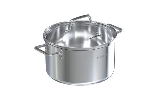 Bộ nồi inox 304 liền đáy Sunhouse healthy SHG703E – ảnh 2