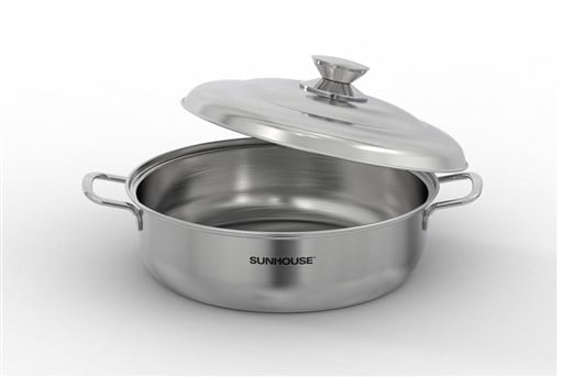 Nồi lẩu inox 1 đáy Sunhouse SHG28L – ảnh 3