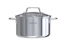 Bộ nồi inox 304 liền đáy Sunhouse healthy SHG703E ảnh 3