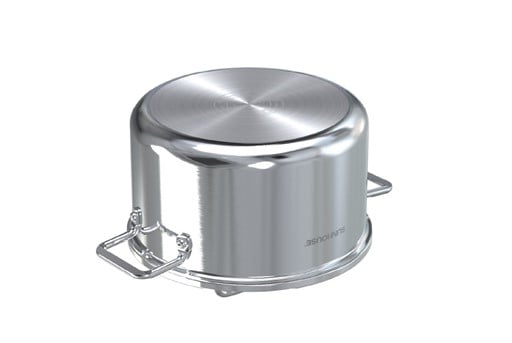 Bộ nồi inox 304 liền đáy Sunhouse healthy SHG703 – ảnh 5