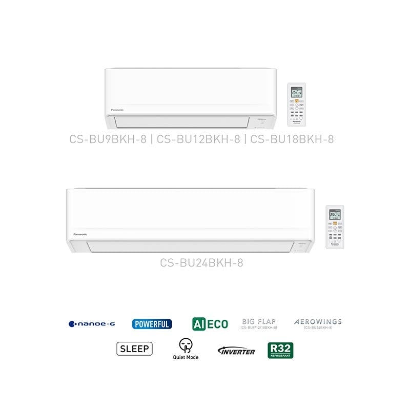 Máy lạnh điều hòa Inverter 1HP 1 chiều Panasonic CU/CS-BU9BKH-8 – ảnh 4