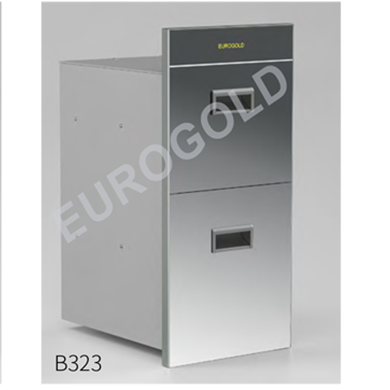 Thùng gạo Eurogold B323 - màu bạc