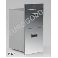 Thùng gạo Eurogold B323 - màu bạc