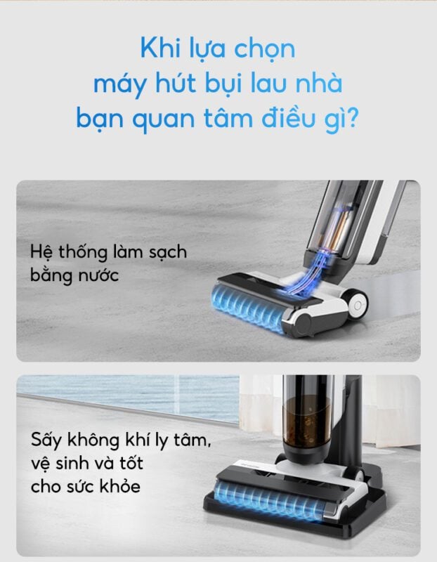 Máy hút bụi Tineco Floor S5 Slim hút bụi và lau nhà 5 trong 1 – ảnh 3